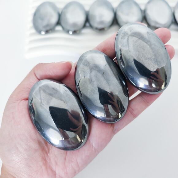 Terahertz Palm Stone Manifestation Crystals - Picture 5 of 5